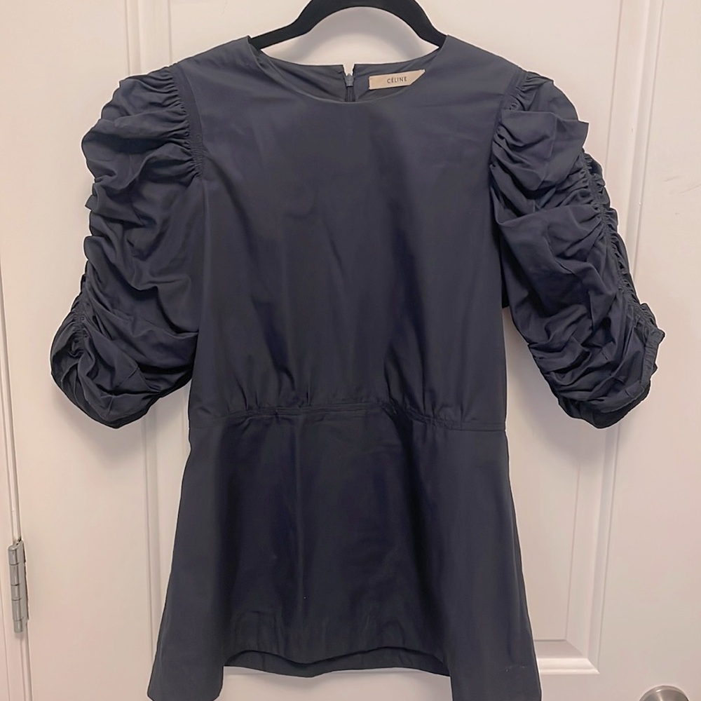 Celine Navy Blouse